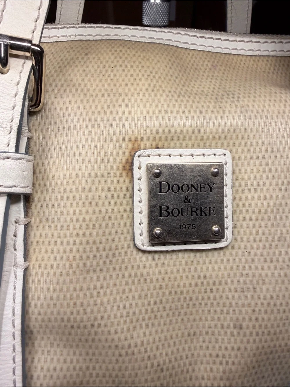 Dooney & Bourke Panama barrel satchel bag